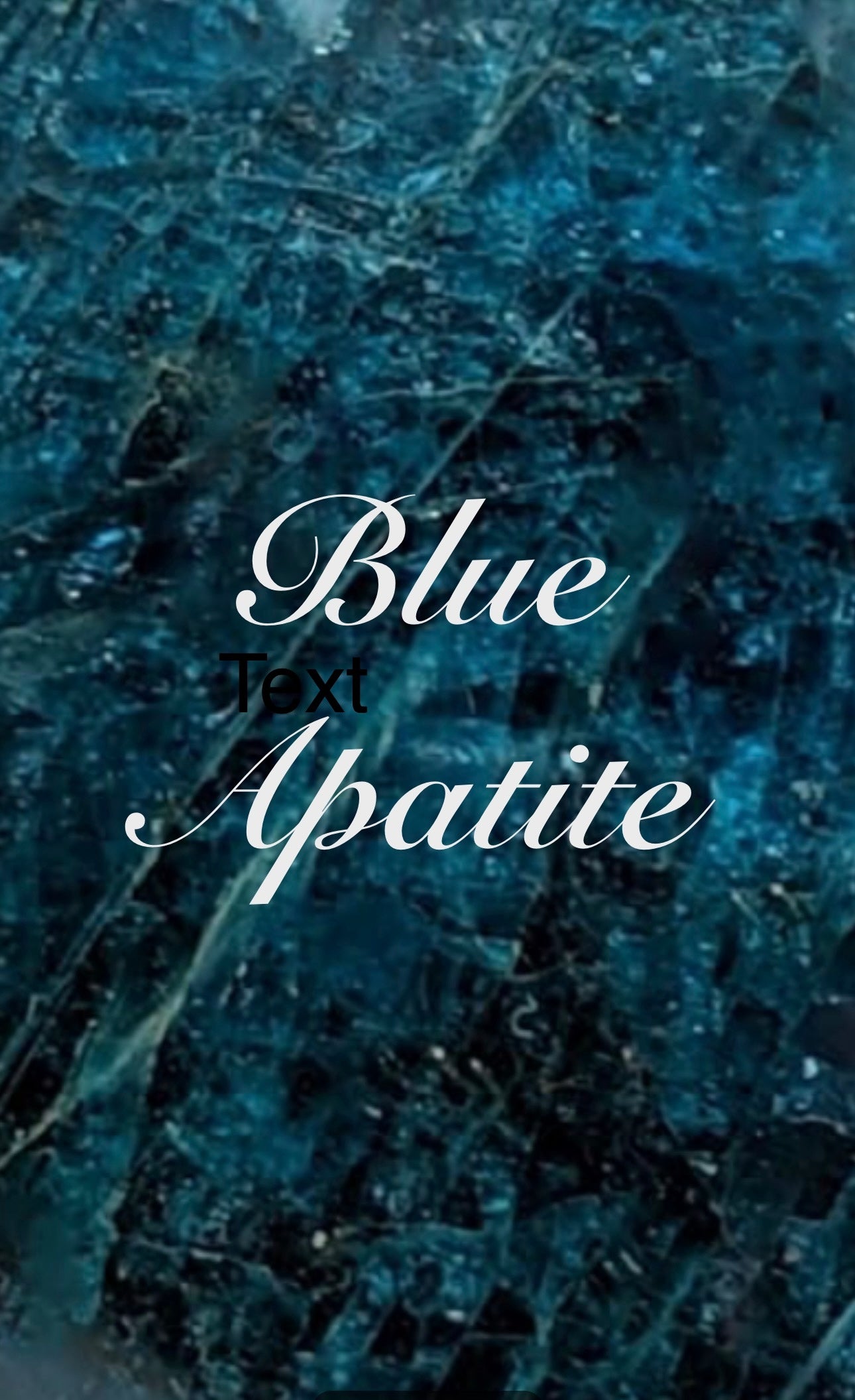 Blue Apatite