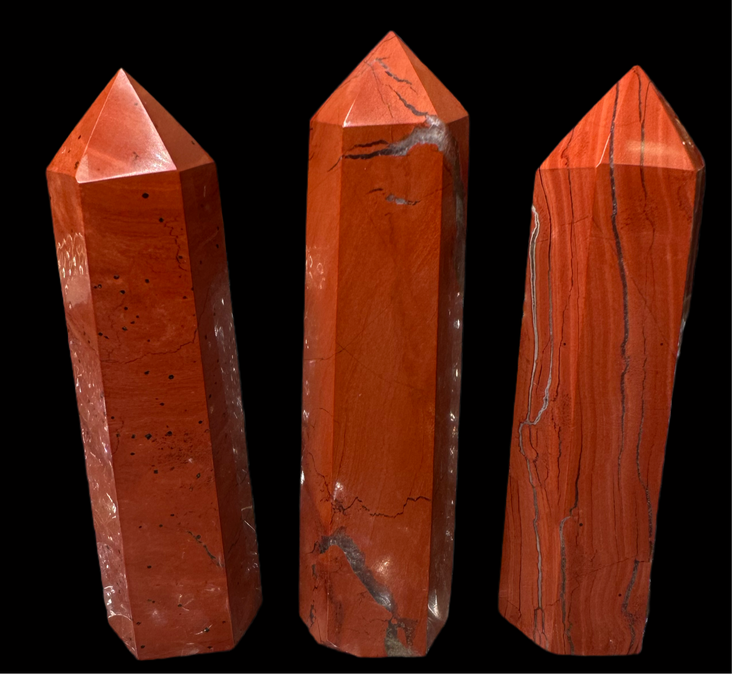 Intuitively Chosen Red Jasper Point