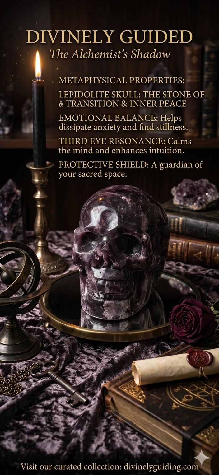 Purple Mica Skull
