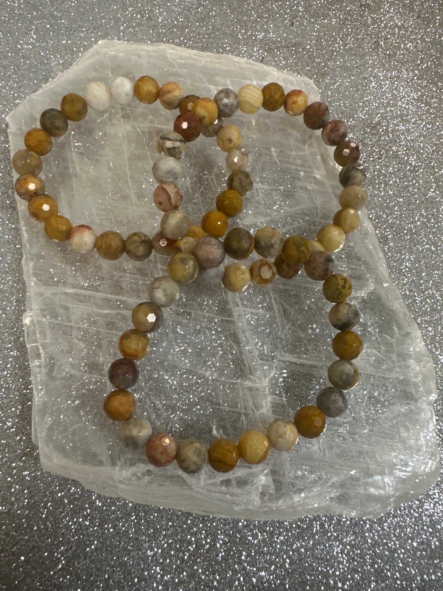 Crazy lace  Faceted Bracelet