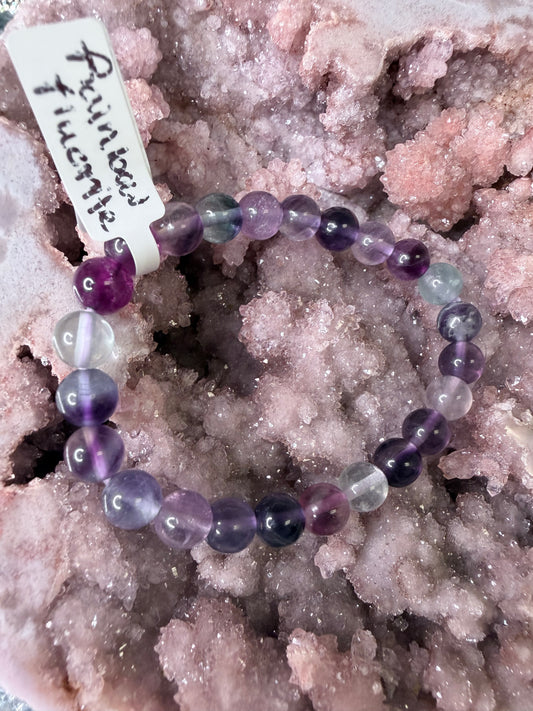 Rainbow Fluorite  Bracelet