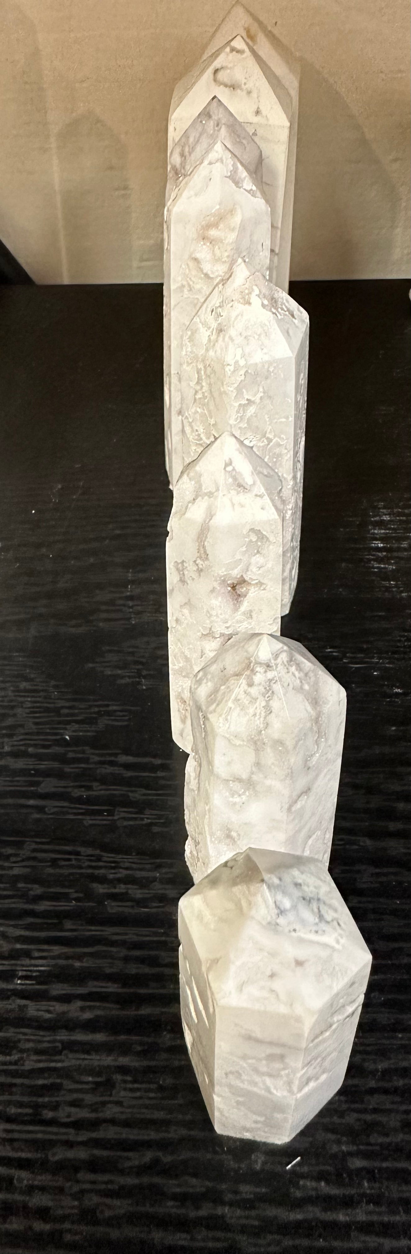 Intuitively Chosen Snow Agate Point