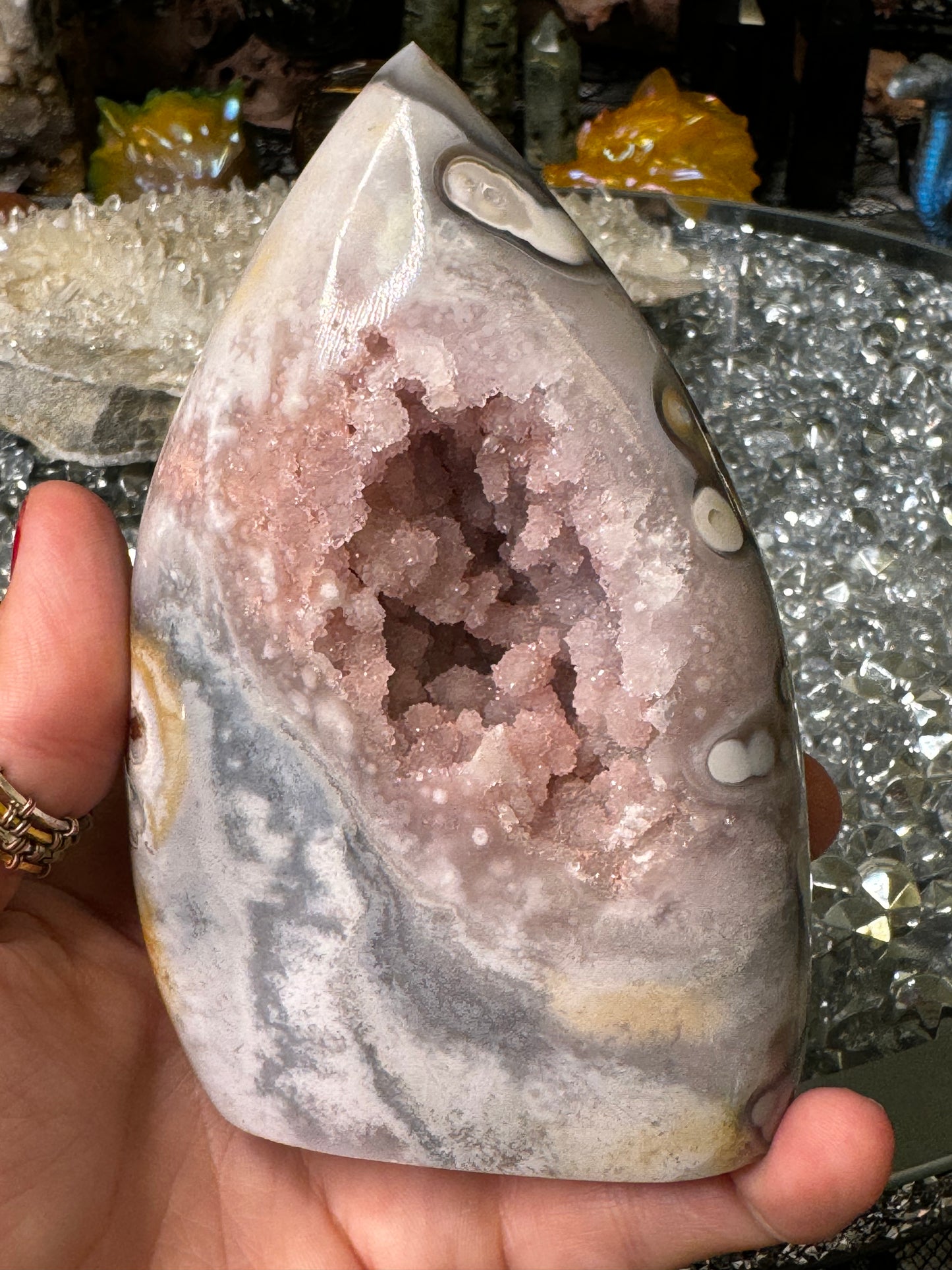 Pink amethyst Freeform