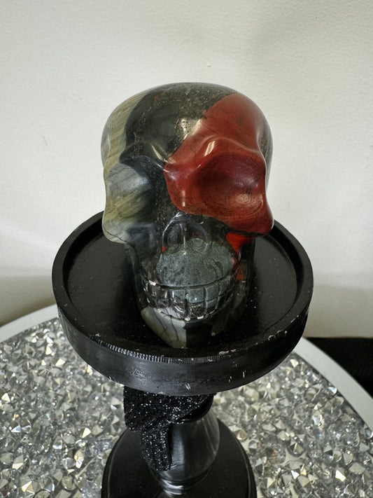 Bloodstone skull