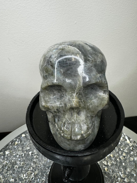 Labradorite skull
