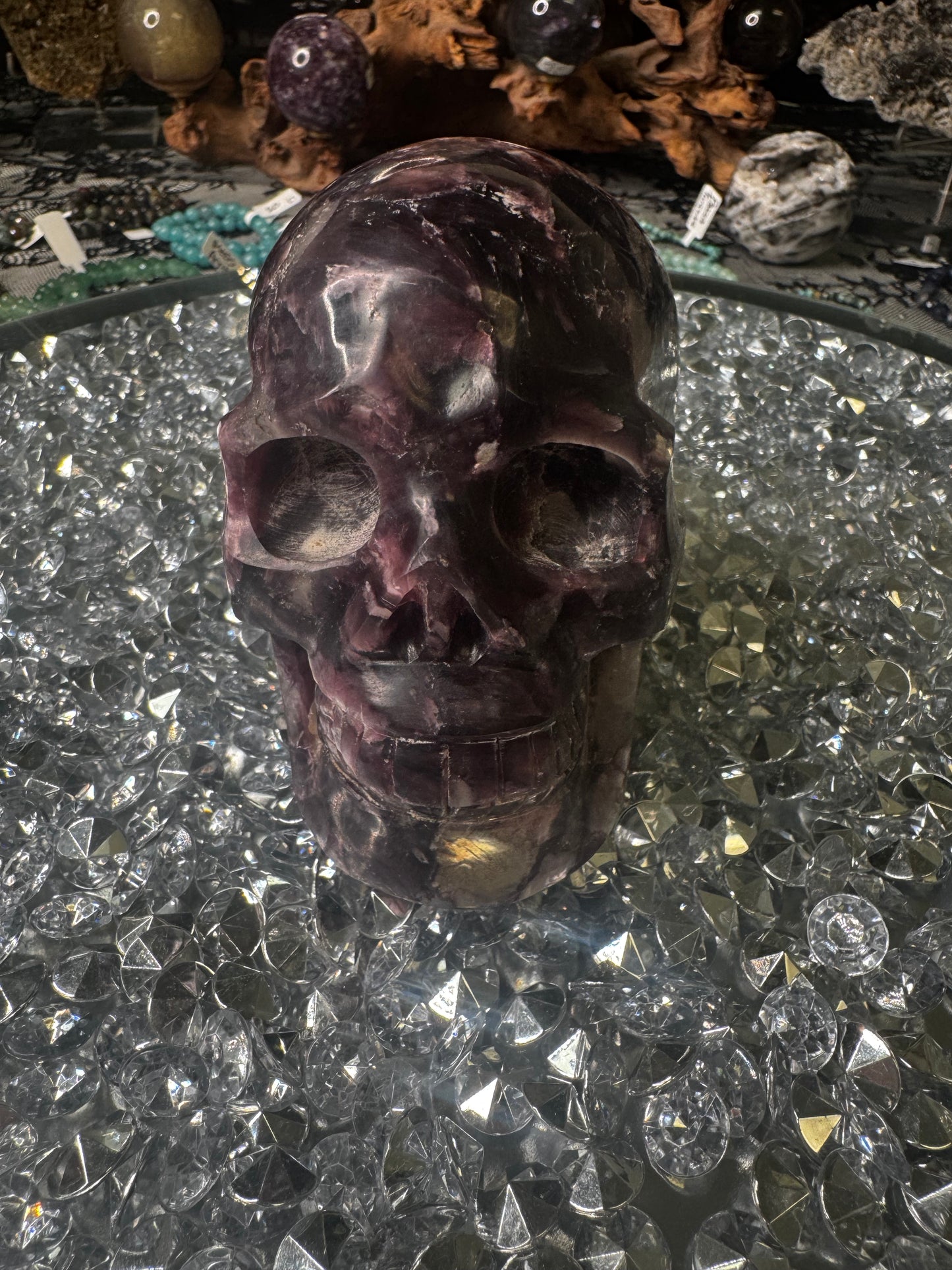 Purple Mica Skull
