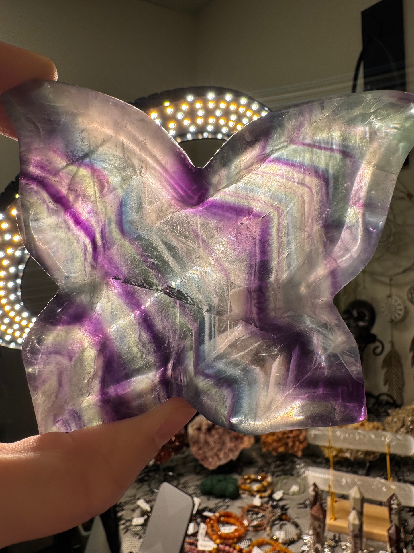 Fluorite Butterfly Bowl