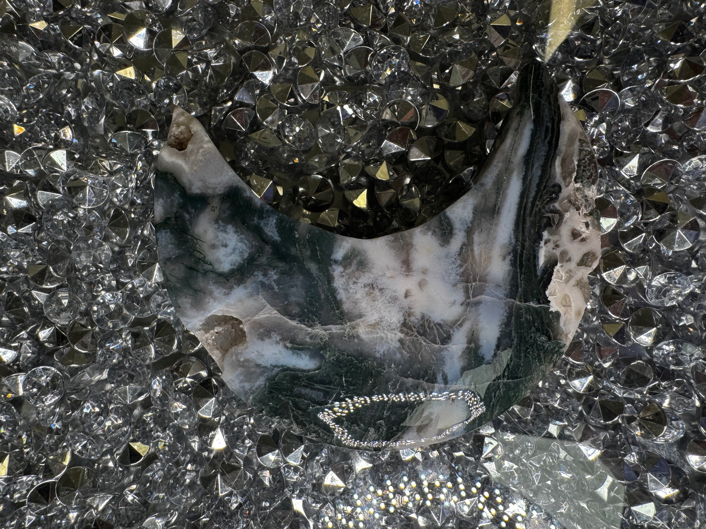 Moss Agate Moon