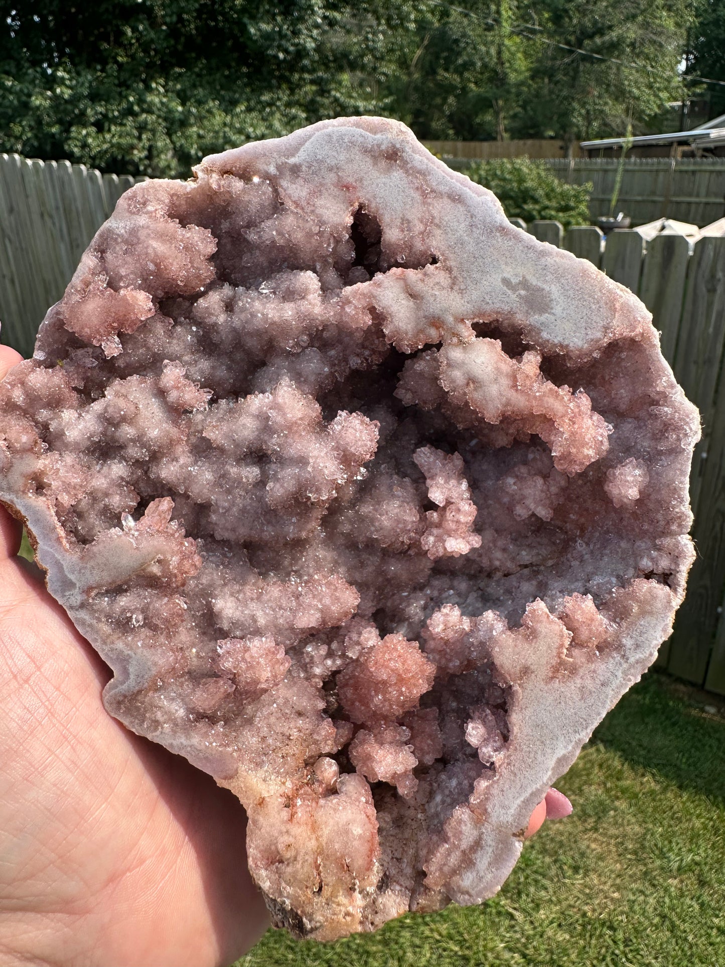 Pink Amethyst Geode