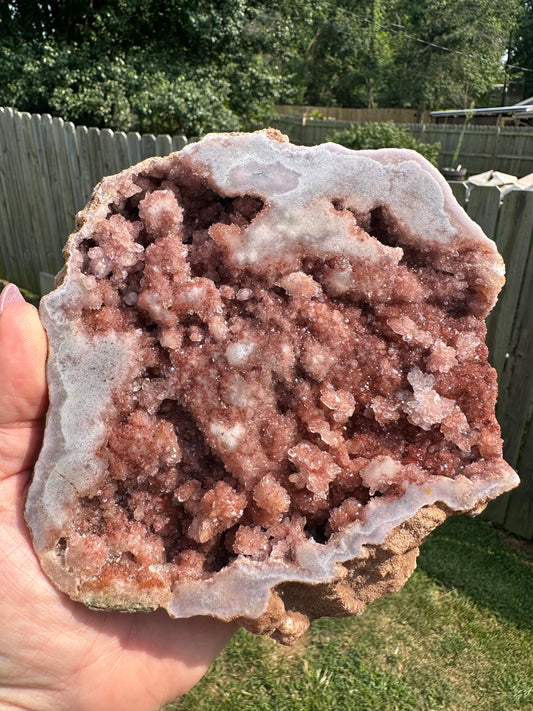 Pink Amethyst Geode