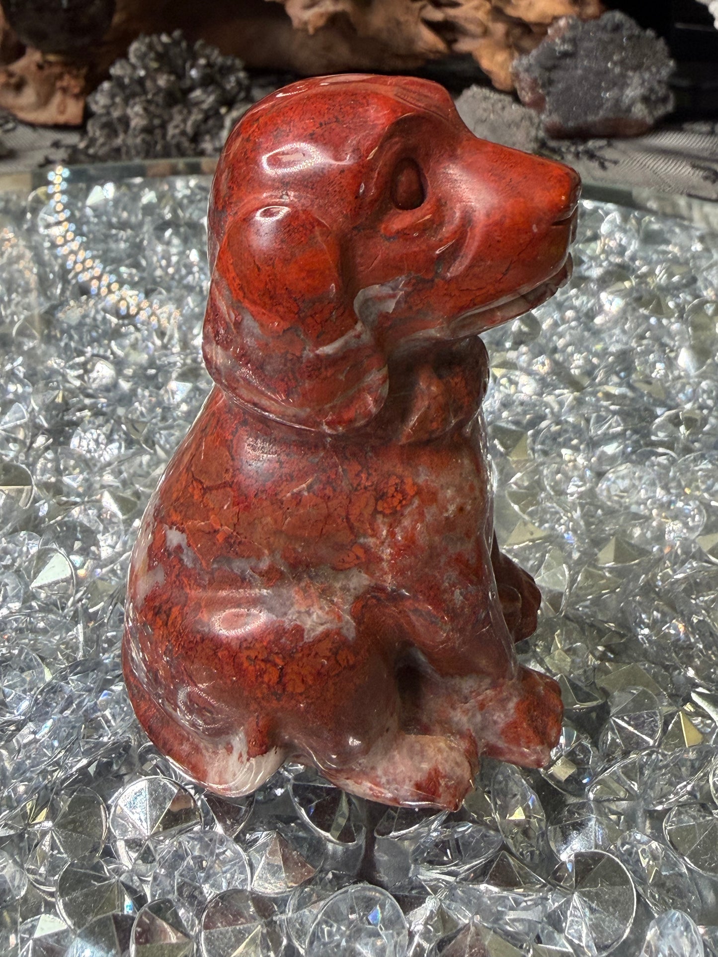 Red Jasper Dog