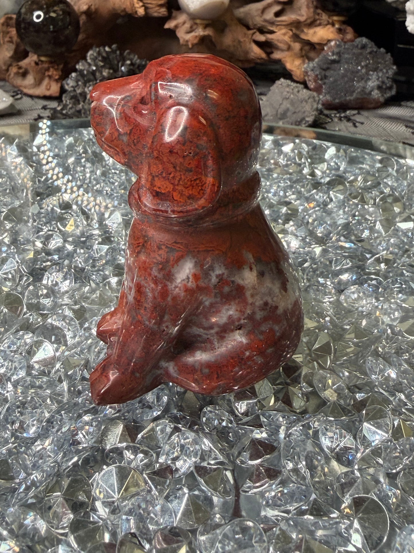 Red Jasper Dog
