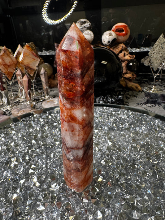 Fire Quartz Tower (discounted for slight lean)