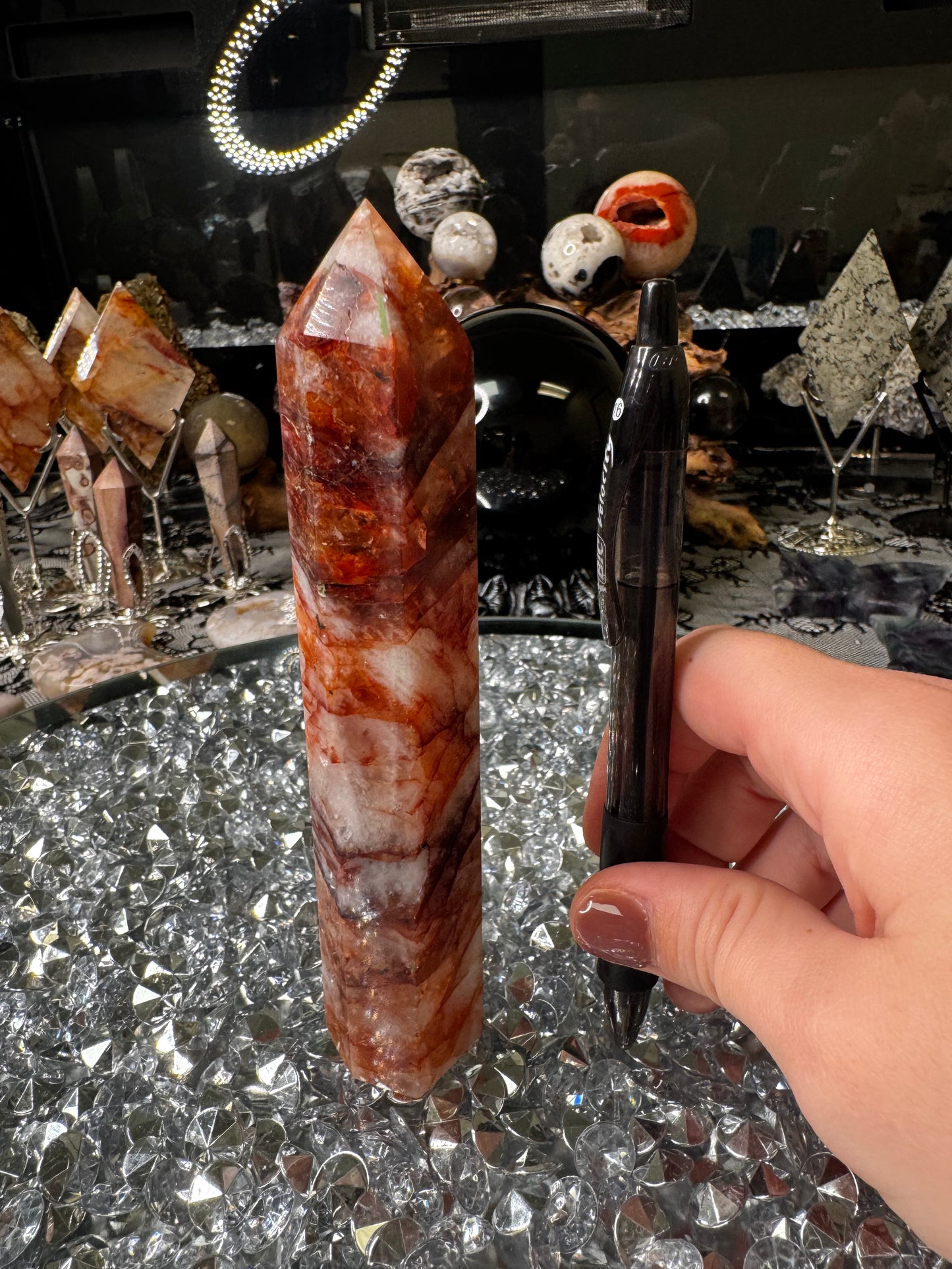 Fire Quartz Tower (discounted for slight lean)