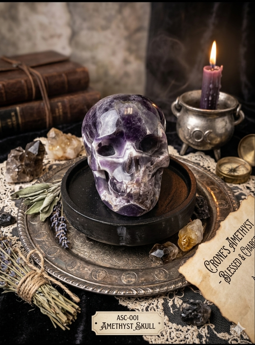 Dream amethyst skull