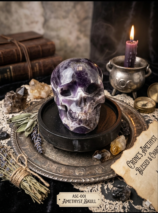 Dream amethyst skull