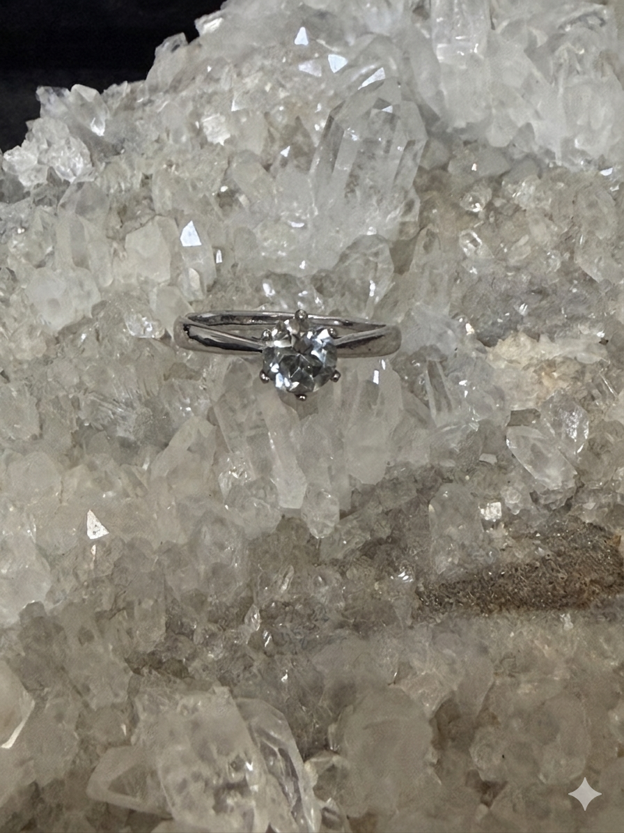 Green amethyst 925sterling silver