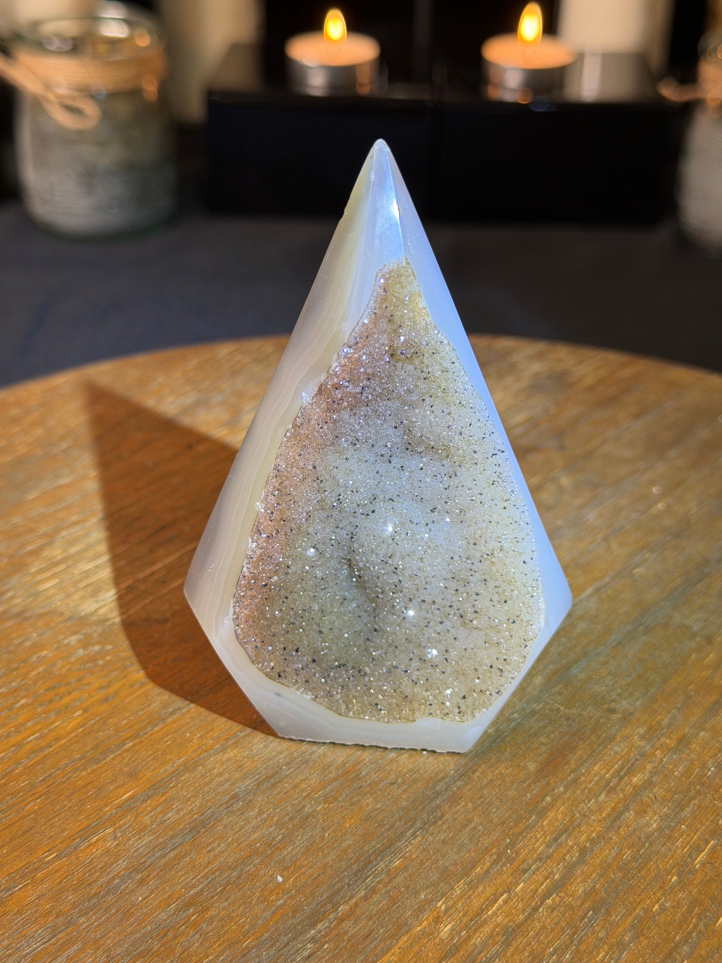 Druzy Agate Tepee