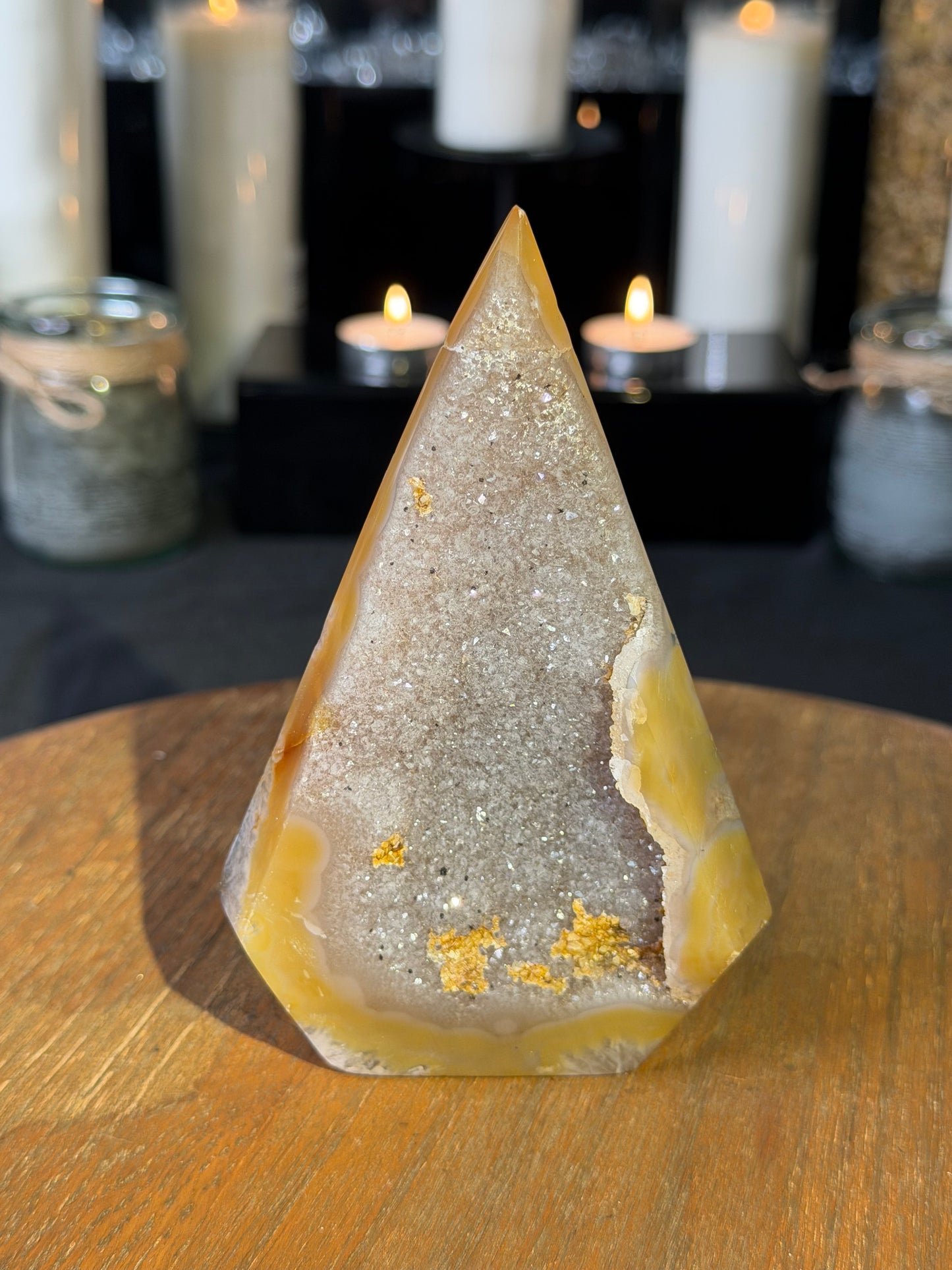 Druzy Agate Tepee