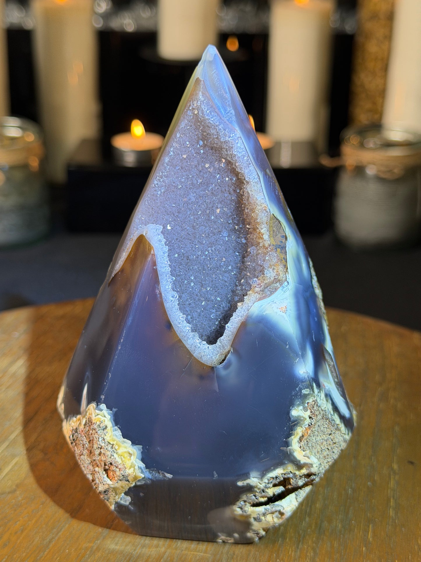 Druzy Agate Tepee