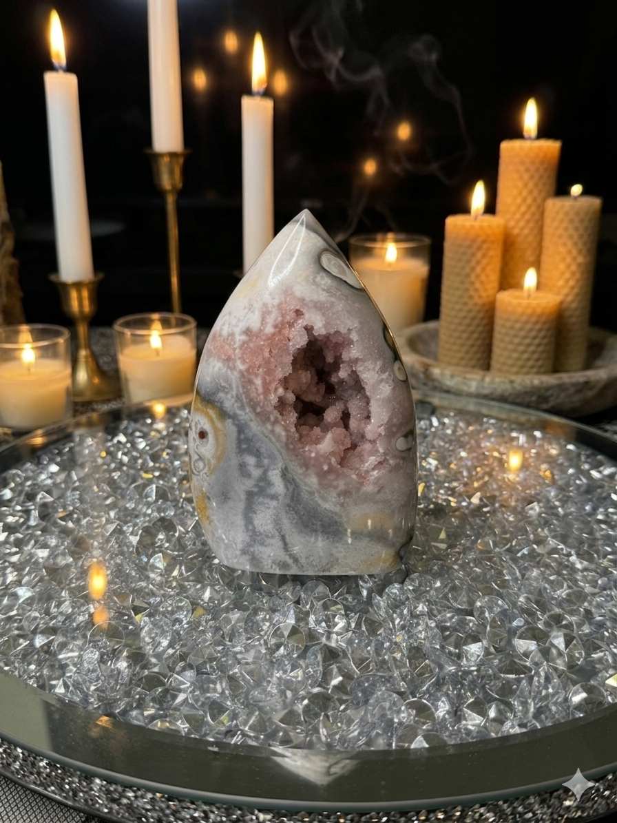 Pink amethyst Freeform