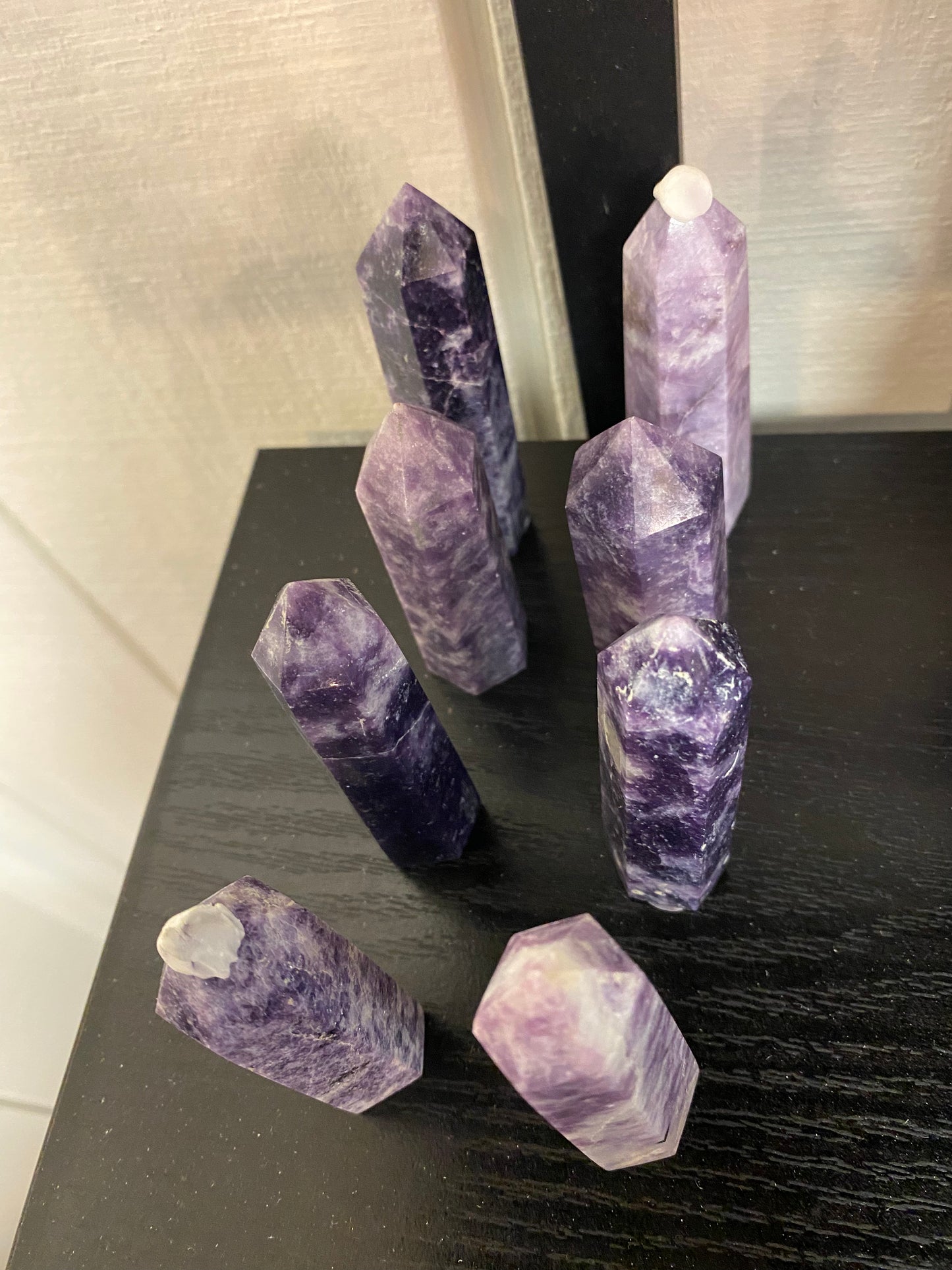 Intuitively Chosen Lepidolite point.